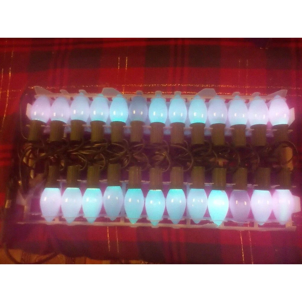 Diamondlite 25 C9 Blue Outdoor Christmas Light Set